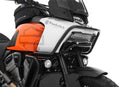 Wunderlich headlight protection grill, foldable, for the Harley-Davidson Pan America 1250 reliably protects the original headlight from...