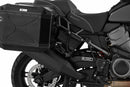 Reliably protects pillion rider's legs and feet from swirling spray and road debris on rainy rides, increasing comfort