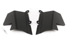 Reliably protects pillion rider's legs and feet from swirling spray and road debris on rainy rides, increasing comfort