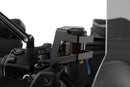 Discreetly integrated protective cover for the front brake fluid reservoir