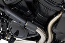 Reliably shields the radiant heat coming from the manifold of the rear cylinder
