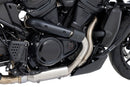 Reliably shields the radiant heat coming from the manifold of the rear cylinder