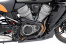 Reliably shields the radiant heat coming from the manifold of the rear cylinder