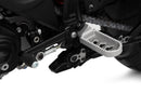 Lowering by 22 mm compared to the position of the original footrests