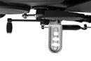 Lowering by 22 mm compared to the position of the original footrests