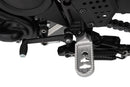 Lowering by 22 mm compared to the position of the original footrests