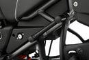 Noticeably lighter and above all safer to place the motorcycle on the centre stand