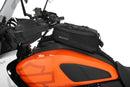 High quality, compact tank bag - New, streamlined, functional design, recognisable by the subtle blue applications