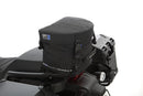 Multi-functional and compact bag can  either be attached to the luggage carrier of the passenger seat quickly and  simply