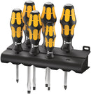 Wera Tools - 932/6 Screwdriver set Kraftform Wera: Chiseldriver and rack