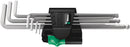 Wera Tools - 950/7 Hex-Plus Magnet 1 Magnetic L-key set, metric, chrome-plated