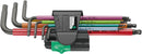 Wera Tools - 950/7 Hex-Plus Multicolour Magnet 1 L-key set, metric, BlackLaser