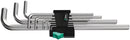 Wera Tools - 950/9 Hex-Plus 2 L-key set, metric, chrome-plated