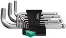 Wera Tools - 950/9 Hex-Plus 3 L-key set, metric, chrome-plated