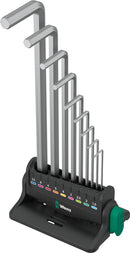 Wera Tools - 950/9 Hex-Plus 8 L-key set, metric, chrome-plated