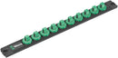 Wera Tools - 9601 Magnetic socket rail, 3/8", empty