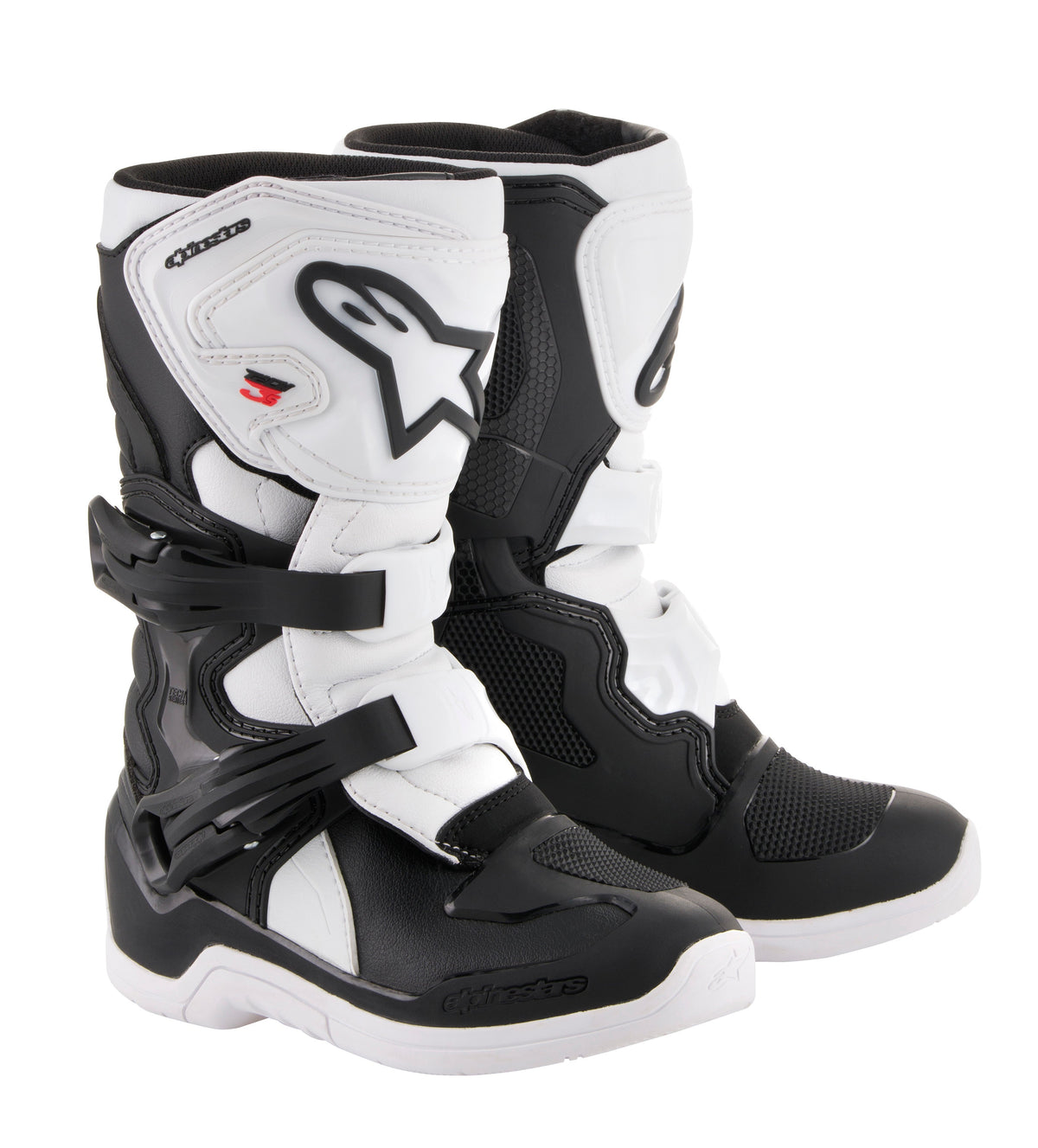 Alpinestars Youth Tech 3s Mens 7 Motocross Dirt Bike Offroad Boots Black/White Alpinestars - Tech 7 Enduro Boots - 2026 - TMBR MOTO main image 2