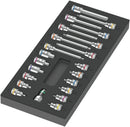 Wera Tools - 9723 Foam insert Zyklop B 3/8" bit socket set 1