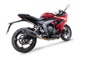 GPR-Exhaust---Furore-Evo4-Nero-Full-Line-for-Daytona-660-from-2023-to-2025-dB-Killer-Catalyst
