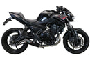 GPR-Exhaust---M3-Black-Titanium-Full-Line-for-Ninja-650-from-2021-to-2022-dB-Killer-Catalyst