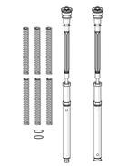 ÖHLINS -  Front Fork Kit for Harley-Davidson Softail Fat Bob and Low rider S (NIX 30 Cartridge Kit) (FKS 508)