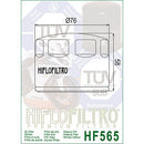 HiFlo - HF565 Oil Filter