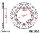 JT Sprockets - Steel Rear Sprocket For Yamaha & Honda (JTR245/2)