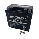 Motobatt - Classic Black Battery (MCX14L)