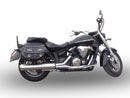 GPR Exhaust - Inox Oval Bomb Slip-On for Yamaha XVS 1300 Midnight STAR - 2006 to 2014