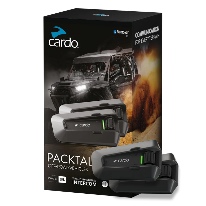 Cardo Systems Dual Packtalk Edge Bluetooth Communication System - PT200101  - Dennis Kirk