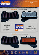 DNA Air Filters - Air Filter for SYM VF 125 19-23