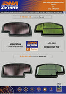 DNA Air Filters - Racing Air Filter for Triumph Speed Triple 1200 RS 21-23 / Speed Triple 1200 RR 22-23