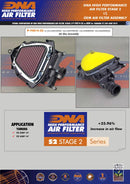 DNA Air Filters - Stage 2 Replacement Air Filter for Yamaha P-Y4E14-S2 Kit