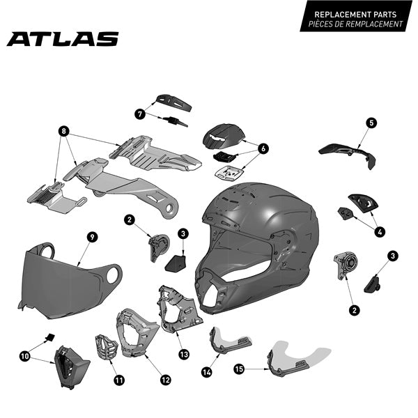 CKX - Peak for Atlas Helmet