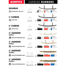 Kimpex - Carbide Wearbar, Single 90D for Pro-Steer & Rush