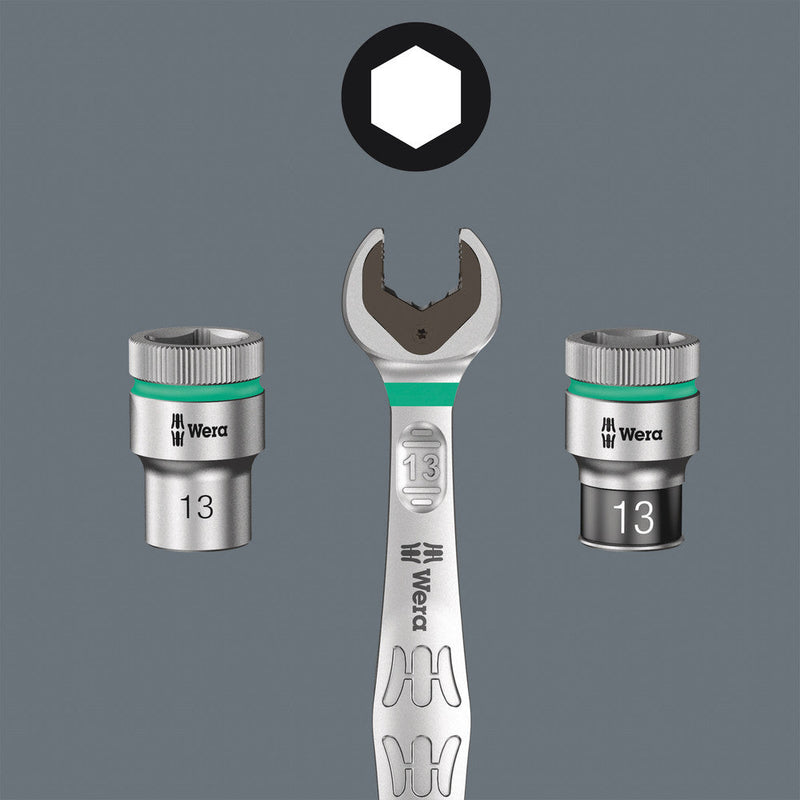 Wera Tools - 8767 A HF TORX® Zyklop bit socket with holding function, 1/4" drive