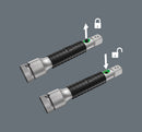 Wera Tools - 8796 SA Zyklop "flexible-lock" extension with free-turning sleeve, short, 1/4"