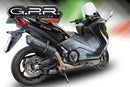 GPR-Exhaust---Furore-Evo4-Nero-Full-Line-for-T-Max-560-from-2020-to-2021-dB-Killer-Catalyst