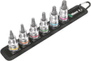 Wera Tools - Belt C 3 TORX® HF Zyklop bit socket set with holding function, 1/2" drive