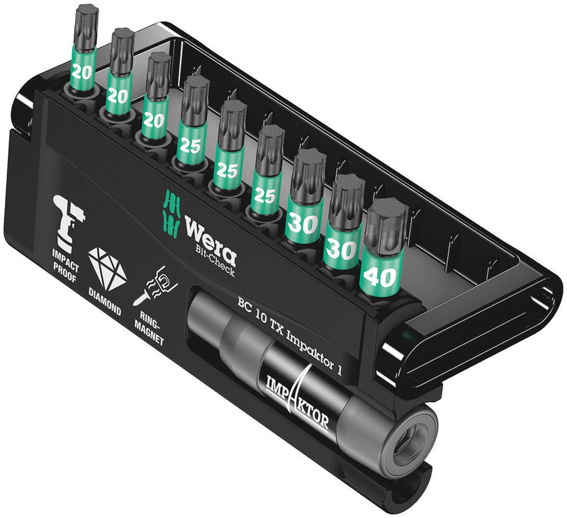 Wera Tools - Bit-Check 10 TX Impaktor 1