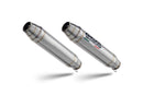 GPR Exhaust - Deeptone Inox Racing Double Racing Slip-On Exhaust including Link Pipe for Royal Enfield Interceptor 650 - 2021 to 2025