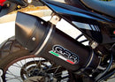 GPR-Exhaust---Furore-Nero-Slip-on-for-Senda-DRD-125-R-SM-from-2009-to-2013-dB-Killer-Link-Pipe-Catalyst
