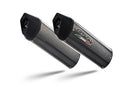 GPR Exhaust - Furore Poppy Double Slip-On for BMW K 1600 GTL - 2012 to 2016