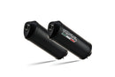 GPR Exhaust - Ghisa Double Slip-On for Yamaha BT Bulldog 1100 - 2002 to 2007
