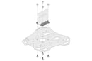 SW-Motech - Adapter kit for ADVENTURE-RACK Black For Rotopax (GPT.00.152.35900/B)