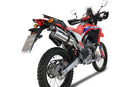 GPR-Exhaust---Dual-Inox-RACING-Slip-on-for-CRF-300-L-Rally-from-2021-to-2024-Link-Pipe-Dbkiller