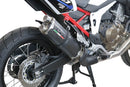 GPR-Exhaust---Dual-Poppy-Slip-on-for-CRF-1100-L-Africa-TWIN-Adventure-Sport-from-2020-to-2025-dB-Killer-Link-Pipe