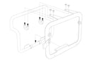 SW-Motech - Adapter Kit for Original BMW Side Carriers for F850 GS, R 1200 GS A & R1250 GS A