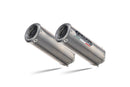 GPR Exhaust - M3 Titanium Natural Double Slip-On for Ducati 999 - 2002 to 2008