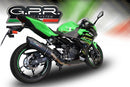 GPR-Exhaust---Furore-Evo4-Nero-Slip-on-for-Z-500-from-2023-to-2025-dB-Killer-Link-Pipe